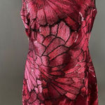White House | Black Market , red short fancy going out wedding guest dress size 4p Photo 0