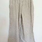 Max Studio  linen blend elastic waist wide leg pants  medium beach lightweight Photo 1