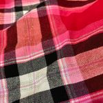 Victoria's Secret Victoria’s Secret Plaid Short Sleeve Shorts Pajama Set Red Pink White Black XL Photo 11