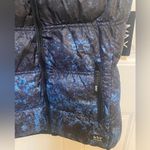 Marc New York Black and Blue Splatter Ombre Puffer Vest Photo 2