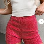 ClothingBar Rhinestone Shorts Red Photo 1