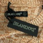 BLANK NYC Womens Sweater Chunky Ribbed Knit Scoop Neck Heathered Brown Size L Photo 2