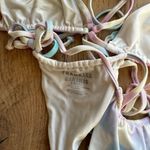 frankie's bikinis Alo Yoga Frankie’s Bikini Tatum Satin Triangle Bikini Size XS Bottom Small Top Photo 9