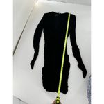 Pinko Dress Sz XS Rouched Party Grunge Holes Black Sexy Cocktail Whimsigoth Emo Photo 13