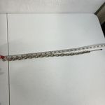 Coldwater Creek  Goldtone Necklace & Bracelet Chunky Linked Statement Rhinestone Photo 7