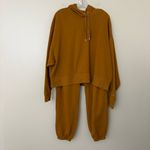 CALIA Women's Everyday Fleece Jogger Pant and Sweatshirt Set Bronzed Topaz Sz L Size L Photo 15
