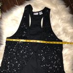 Newport News black sequins sleeveless vest medium Photo 3