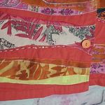 Coldwater Creek MESH COLORFUL ART TO WEAR BOHO LEAF NEON JACKET 1X Photo 6