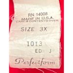 CCC Perfectform Sheer Lightweight Red Dressy Tank Top Size 3X Made In USA Photo 5