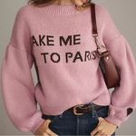 Maeve Anthropologie  take me to Paris sweater Photo 0