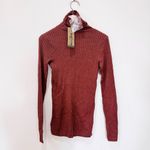 Peruvian Connection  Women's Ribbed Turtleneck in rust brown NWT Photo 6