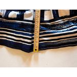 Eliza J Fit & Flare Dress Blue Plaid Print Sleeveless Party Cocktail Size 8 Photo 4