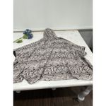 Rainraps Hooded Rain Poncho Snakeskin Print Rain Coat Lightweight OS Gray Size XL Photo 5