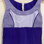 Lululemon Run Ta Ta Topper Cinch Tank Top Size 4 Bruised Berry Cool Breeze Photo 1