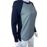 J.Crew Glen Plaid Front Panel Merino Wool Sweater Photo 4