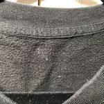 Sundance  Black Raw Edge Crop Sweatshirt Size M Photo 4