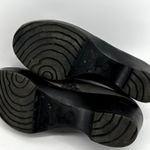 Dansko Jessica Classic Clogs Leather Arch Support Steel Shank Floral Heel Gray 8 Photo 6