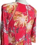 Free People  Women’s Floral Eyes On You Coral Trapeze Pocket Mini Dress Photo 5