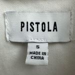 Pistola ANTHROPOLOGIE Sz Small Rosie Botton Front Smocked Waist Overall Jumpsuit Photo 3