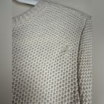 Ba&sh  Cashmere Open Back Waffle Knit Sweater Sz 6 Photo 9