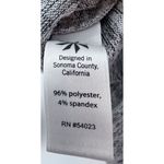 Athleta  Hoodie Women's Small Gray Heathered Full Zip Pockets Drawstring‎ Photo 7