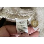 Loft Ann Taylor‎  Julie Cream Beige 100% Linen Wide Leg Trouser Pants Size 14 Photo 4