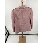 Coach  SIGNATURE Pink Boucle Wool Mohair Coat Women’s Size 10 Photo 12