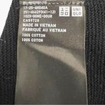 Uniqlo  3D 100% cotton Knit Boatneck relaxed casual black LS Sweater jumper top M Photo 4