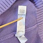 Vintage Marks & Spencer St Michael's Dark Lilac Cotton Sweater Knit UK 12 US 8 Photo 9