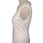 Betsey Johnson Betsy Johnson Women’s Sheathed Dress Pearl Embellished Collar Off White Size 4 Photo 3