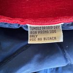 London Fog Vintage  Red Cotton Micro Corduroy Quilted Shirt Jacket Shacket Large Photo 9