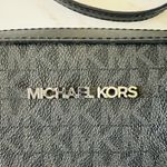 Michael Kors Jet Set Item Black Leather Zip Chain East West Crossbody Bag Photo 2