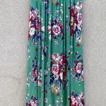 Anthropologie Maeve Anthro Green Floral Jacqueline Maxi Skirt 4 Photo 2