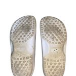 Juicy Couture White Crystal Embellished Rubber Clogs Mules Slip on Shoes crocs 9 Photo 7