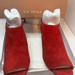 via spiga Terese Red Slingback Sandals Size 8.5M Photo 8