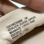 Joie  Suede New Leather Braided Trim Loafers Flats Minimalist Comfort Tan Size 7 Photo 7