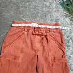 Anthropologie  Cropped Cargo Pants in Rust Photo 4