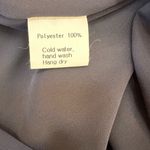 Baby Blue Line Cap Sleeve Cowl Neck Navy Midi Dress A Line Sleek Size 2 Photo 4