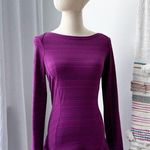 Lululemon Kanto Catch Me Long Sleeve Kanto Stripe Regal Plum Naval Blue Size 4 Photo 0