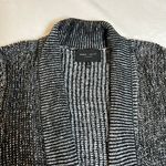 Romeo + Juliet Couture Cable Knit Rib Trim Long Line Open Front Cardigan Size S Photo 2