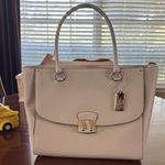Coach  Beige Avary Shoulder Bag Photo 0