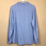 Orvis  Women’s Linen Blend Light Blue Mother of Pearl Button-Up Long Sleeve Shirt Photo 5