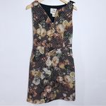 Anthropologie Tabitha Tema Quilted Floral Dress With Pockets Size 6 Photo 2