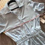 Good American Nwt‎  blue terry cloth romper Photo 6