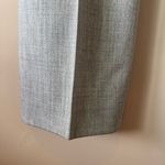 Escada Women’s Light Grey Wool Side ZipTrousers Size 42 Gray Photo 5