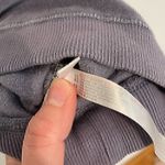 Urban Outfitters OUT FROM UNDER Vica Boat Neck Sweatshirt Periwinkle Velour Boxy Photo 7