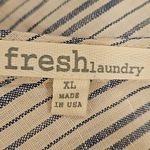 đź’•FRESH LAUNDRYđź’• 100% Linen Cropped Wide Leg Jumpsuit Blue White Stripes XL NWT Photo 8