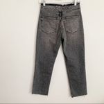 Topshop NWOT  High Rise Raw Waist Cropped Straight Jeans Size 26 Photo 5