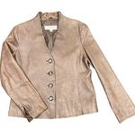 Vintage Womens Leather Jacket Western Brown Country Clothing Company Medium Photo 0