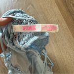 VS Pink Lace Light Blue Bralette Size M Photo 3